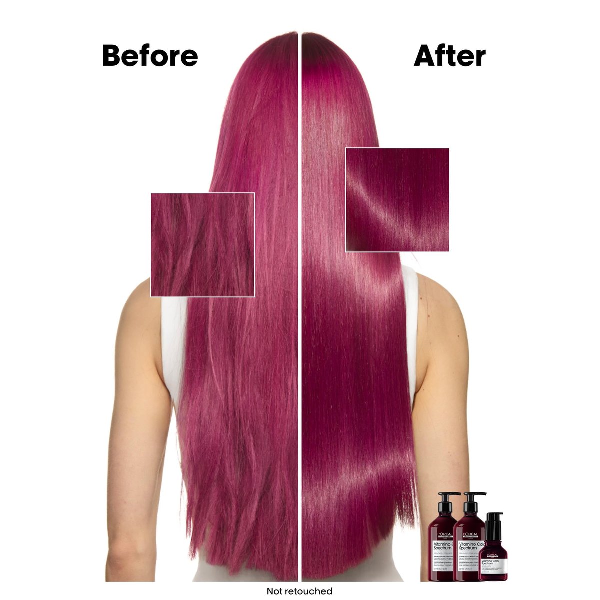 L'Oréal Professionnel Paris Vitamino Color Spectrum Deep Conditioner - Maintains Day 1 Vibrancy, Ultra High Glass Shine, Rich Vibrant Colors, Strengthens & Smoothens Hair, Color Toning, 16.9 Fl Oz Avelisse