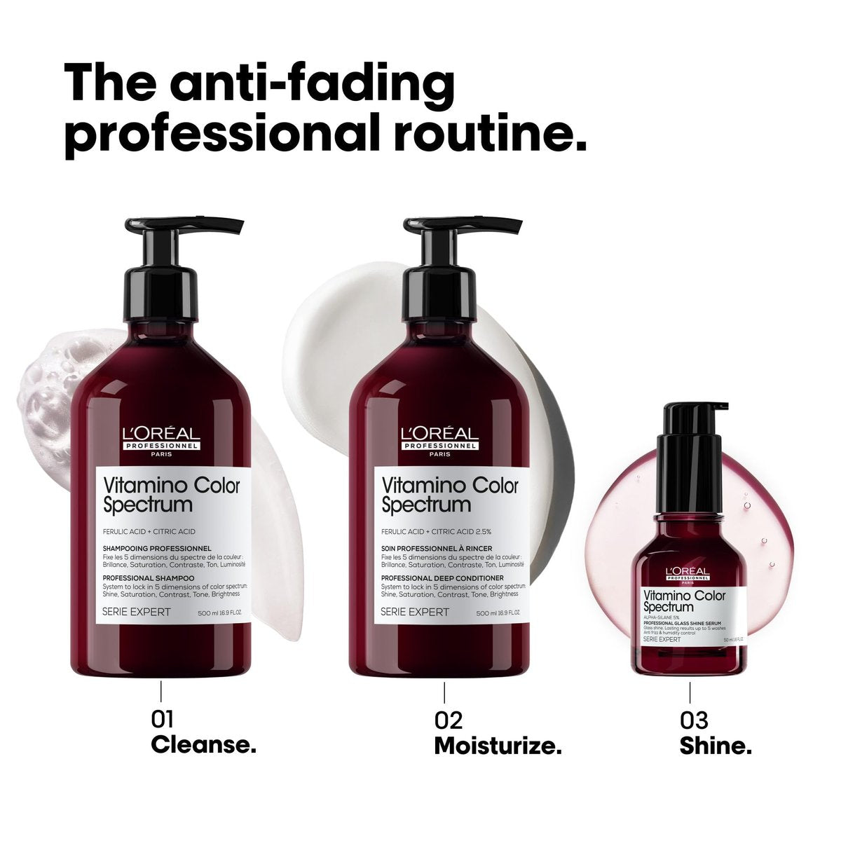 L'Oréal Professionnel Paris Vitamino Color Spectrum Deep Conditioner - Maintains Day 1 Vibrancy, Ultra High Glass Shine, Rich Vibrant Colors, Strengthens & Smoothens Hair, Color Toning, 16.9 Fl Oz Avelisse