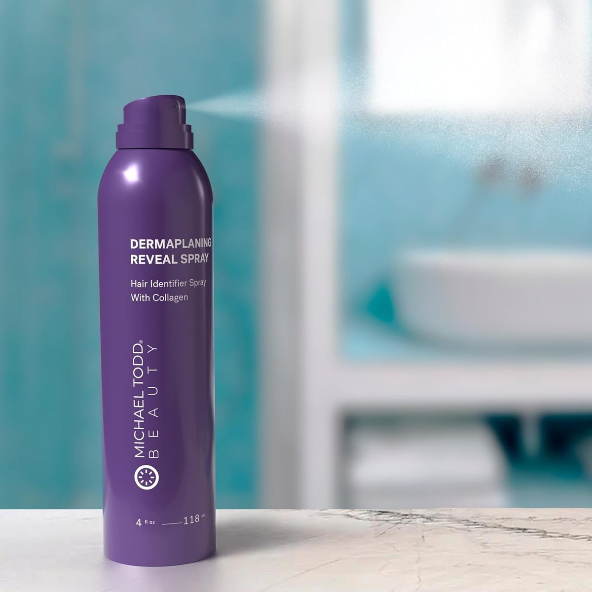 Michael Todd Beauty Sonicsmooth Radiance Reveal Mist - Collagen-Infused Face Mist for Dermaplaning & Shaving - Highlights Peach Fuzz, Nourishes & Smooths All Skin Types - 4 oz Avelisse
