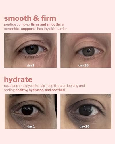 Cocokind Peptide Eye Gel - Lightweight Hydrating Fine Line Treatment for Sensitive Skin, Fragrance Free, Vegan, 0.5 oz Avelisse