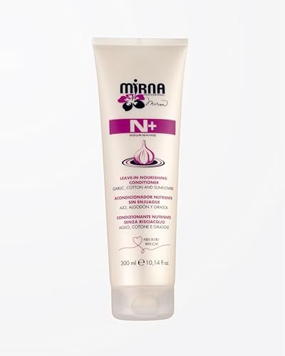Mirna Professional N+ Garlic Leave-In Nourishing Conditioner with Cotton and Sunflower Oil - 300ml (10.14 oz) - görsel 2