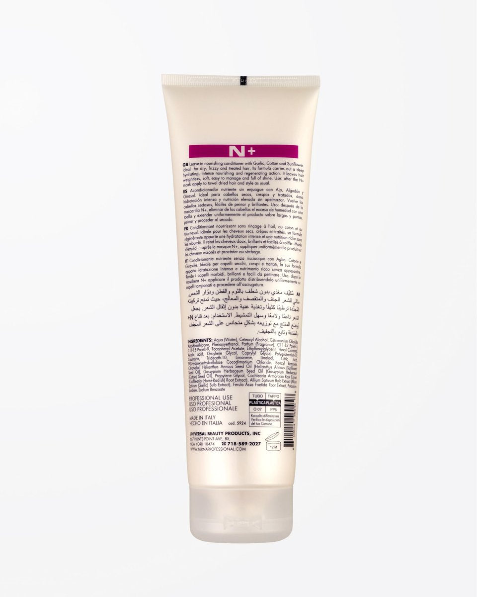 Mirna Professional N+ Garlic Leave-In Nourishing Conditioner with Cotton and Sunflower Oil - 300ml (10.14 oz) - görsel 3