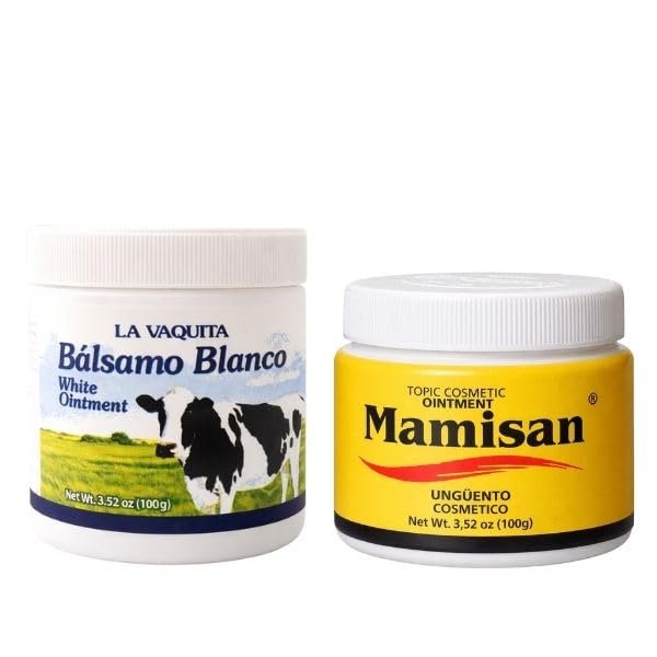 Cosmetic Ointment & La Vaquita Bálsamo Blanco (3.52 oz Each) for Sweating, Fat Burning, Joint Relief, and Muscle Recovery Avelisse