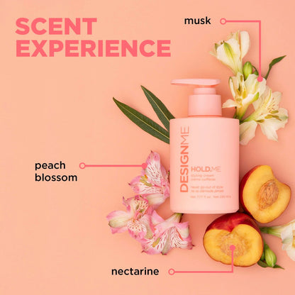 Design.Me HOLD.ME Styling Cream - Hair Smoothing Cream for Blowouts & Sleek Looks, Hydrating, Tames Frizz & Flyaways, Adds Shine & Soft Hold for All Hair Types Avelisse