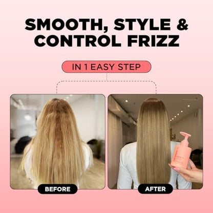 Design.Me HOLD.ME Styling Cream - Hair Smoothing Cream for Blowouts & Sleek Looks, Hydrating, Tames Frizz & Flyaways, Adds Shine & Soft Hold for All Hair Types Avelisse