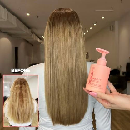 Design.Me HOLD.ME Styling Cream - Hair Smoothing Cream for Blowouts & Sleek Looks, Hydrating, Tames Frizz & Flyaways, Adds Shine & Soft Hold for All Hair Types Avelisse