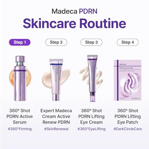 CENTELLIAN 24 360º Shot PDRN Active Serum – Intense Hydration & Skin Firming with PDRN, Ribbon Collagen & Hyaluronic Acid (1.69 fl oz) Avelisse