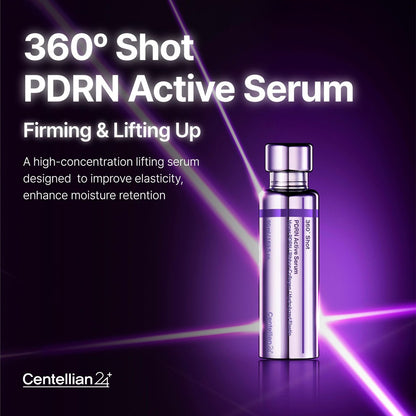 CENTELLIAN 24 360º Shot PDRN Active Serum – Intense Hydration & Skin Firming with PDRN, Ribbon Collagen & Hyaluronic Acid (1.69 fl oz) Avelisse