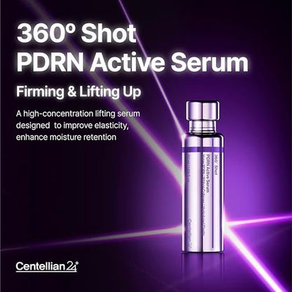 CENTELLIAN 24 360º Shot PDRN Active Serum – Intense Hydration & Skin Firming with PDRN, Ribbon Collagen & Hyaluronic Acid (1.69 fl oz) Avelisse