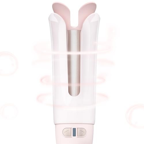 VAV Rotating Hair Curler & Automatic Curling Iron - 1.25-Inch Barrel for Medium/Long Hair, Tangle-Free, Speedy Curls, 392°F, Easy to Use for Beginners (Pink) - görsel 10