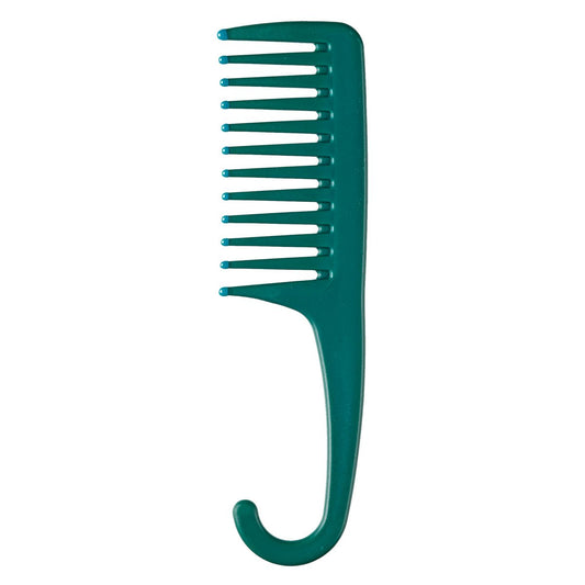 Conair Detangle & Smooth Shower Comb with Hook - Teal Green