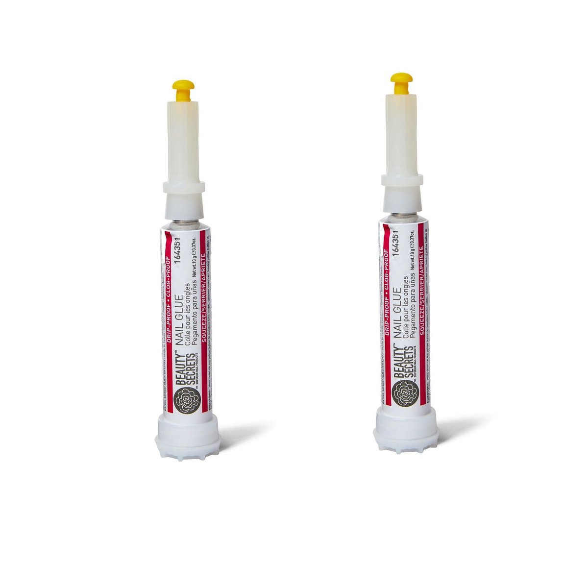 Beauty Secrets Drip & Clog Proof Nail Glue (2 Pack) - Clear, Precision Adhesive for Press-On Nails & Repairs - görsel 2