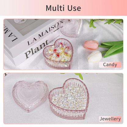 Gsteng Large Crystal Clear Reusable Body Powder Puff with Glass Container – Washable Velvet Face & Body Glitter Puff for Wet & Dry Makeup