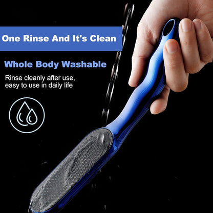 2-Pack Nano Glass Foot Files – Professional Hard Skin Remover with Ergonomic Handle (Gold + Blue) Avelisse