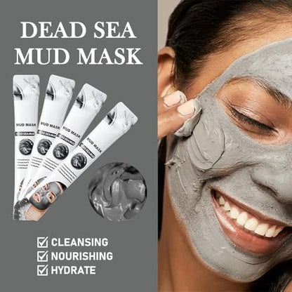 WENJLYJ 30-Piece Clay Mask Set for Face – Vitamin C, Dead Sea Mud & Cucumber Mud Masks – Deep Cleansing Blackhead Remover Facial Skin Care Set – Moisturizing Face Masks for Women, Gift Set
