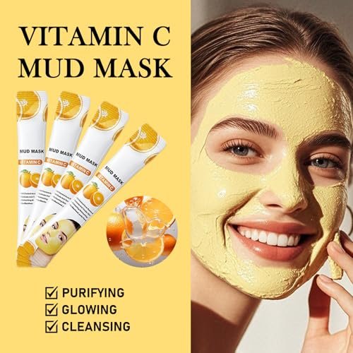 WENJLYJ 30-Piece Clay Mask Set for Face – Vitamin C, Dead Sea Mud & Cucumber Mud Masks – Deep Cleansing Blackhead Remover Facial Skin Care Set – Moisturizing Face Masks for Women, Gift Set - görsel 10