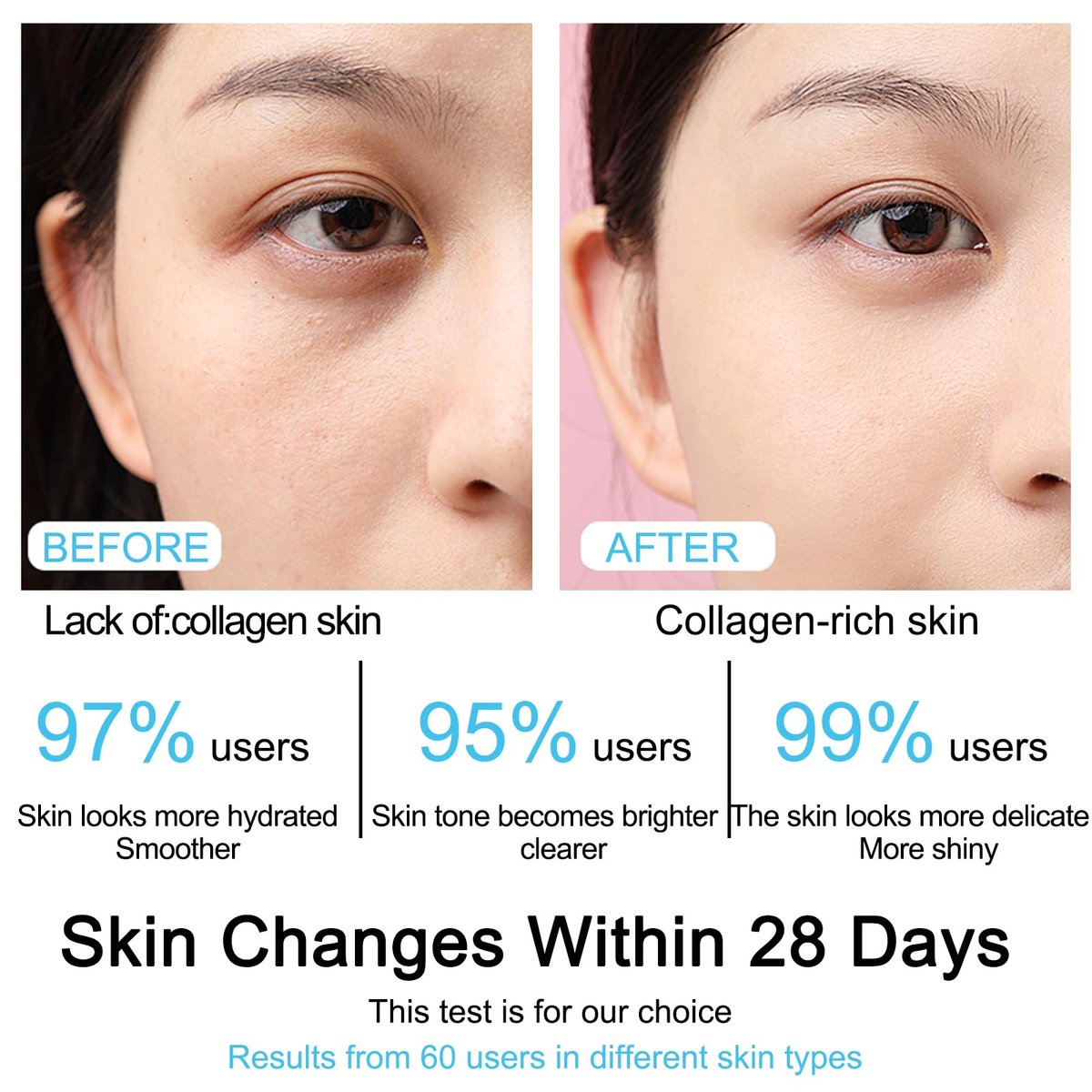 5% Hyaluronic Acid Serum Ultra Moisturizing & Elastic Skin - Wake Nature Perfection Hyaluronic Acid - Anti-Aging Serum for Face Single-Use Vials Skincare - Repair Sensitive Skin (1.5 ml)*30 Avelisse