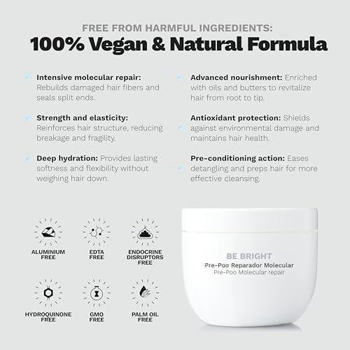 Ginger Milk Pre-Shampoo Treatment for Dry, Damaged & Color-Treated Hair | Deep Conditioning Hair Mask | Reduces Breakage & Frizz | 8 oz Avelisse