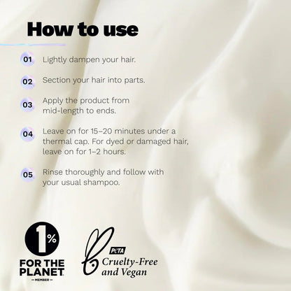 Ginger Milk Pre-Shampoo Treatment for Dry, Damaged & Color-Treated Hair | Deep Conditioning Hair Mask | Reduces Breakage & Frizz | 8 oz Avelisse