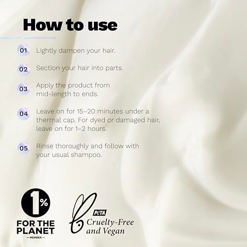 Ginger Milk Pre-Shampoo Treatment for Dry, Damaged & Color-Treated Hair | Deep Conditioning Hair Mask | Reduces Breakage & Frizz | 8 oz Avelisse