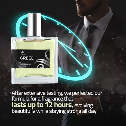Perfa Men's Perfume Spray Inspired by Gre.eed Av.entuz - Long Lasting Masculine Fragrance with Pineapple, Oakmoss Musk & Smoky Vanilla - 50ml Avelisse