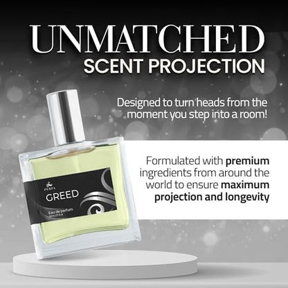 Perfa Men's Perfume Spray Inspired by Gre.eed Av.entuz - Long Lasting Masculine Fragrance with Pineapple, Oakmoss Musk & Smoky Vanilla - 50ml Avelisse