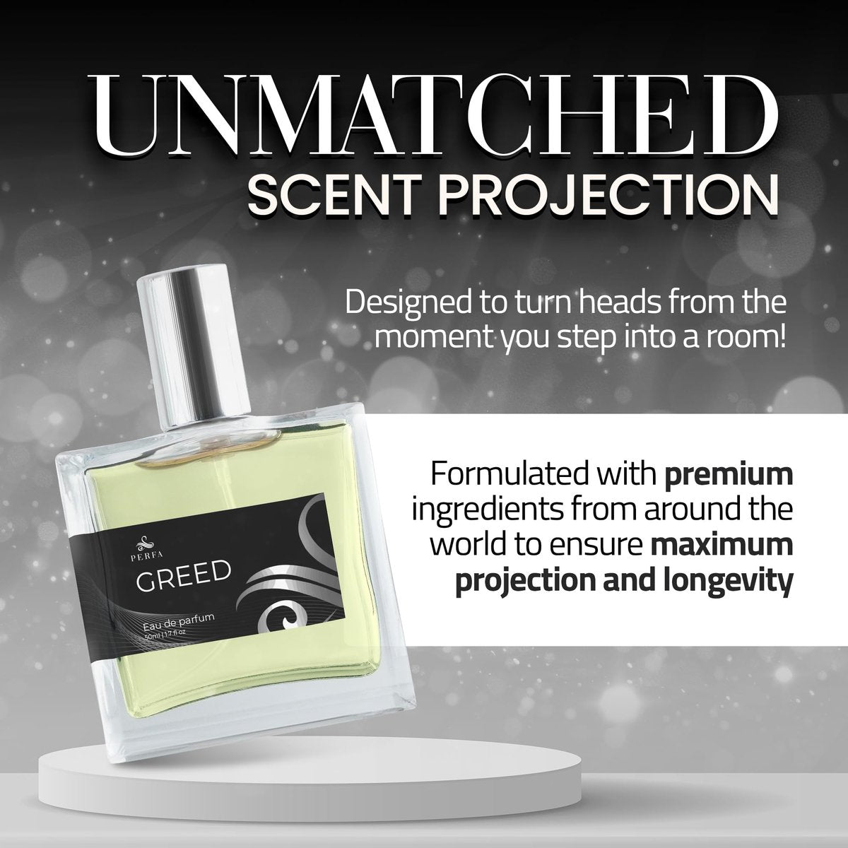 Perfa Men's Perfume Spray Inspired by Gre.eed Av.entuz - Long Lasting Masculine Fragrance with Pineapple, Oakmoss Musk & Smoky Vanilla - 50ml Avelisse