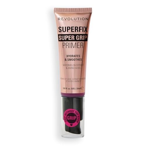 Revolution Beauty London Superfix Grip Primer - Hydrating & Smoothing Face Primer for Makeup, Gel-Formula, Vegan & Cruelty-Free, 0.81 fl oz - görsel 2