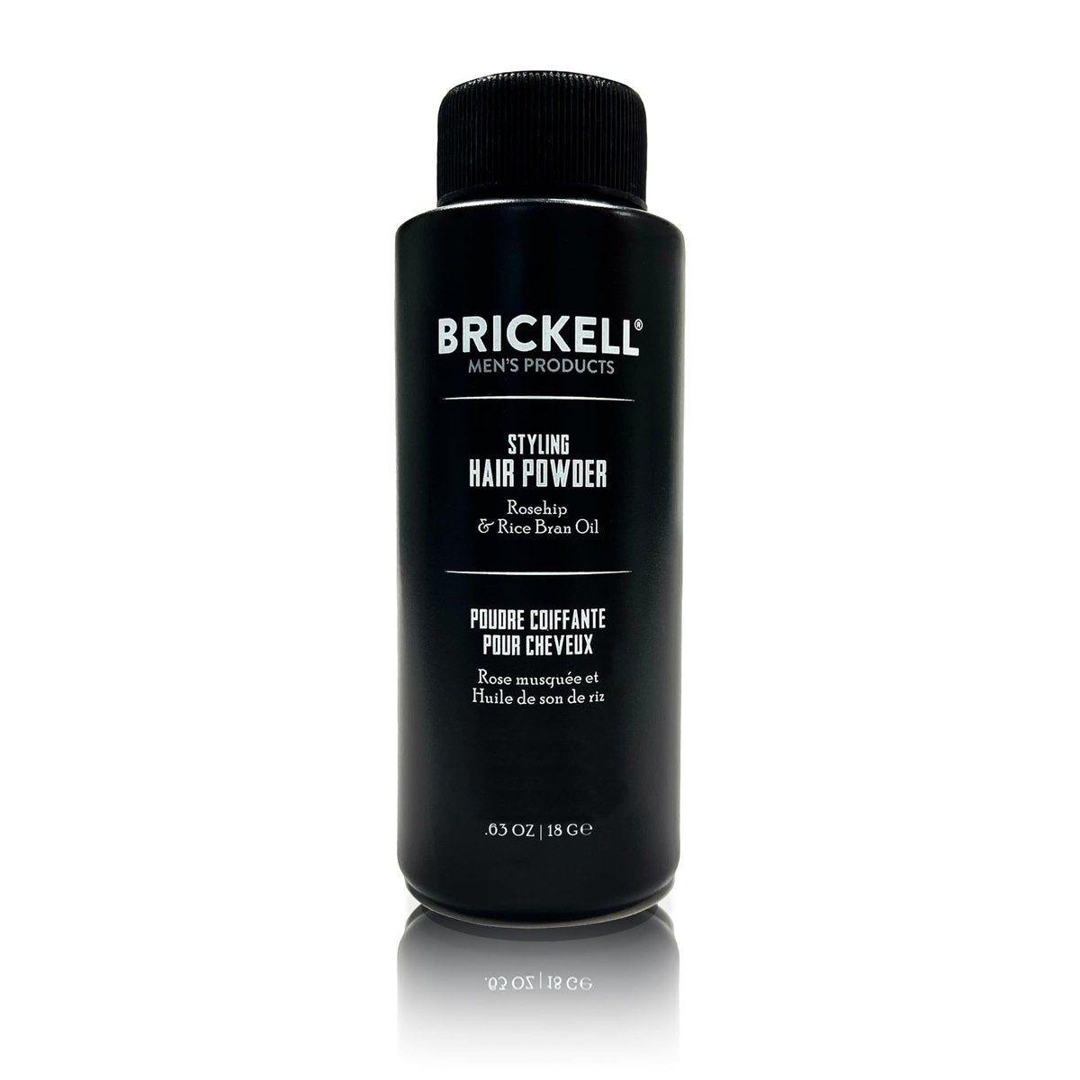 Brickell Men's Styling Hair Powder for Men - Natural & Organic Volumizing Texturizing Powder, Non-Greasy, Fragrance-Free, 18g - görsel 1