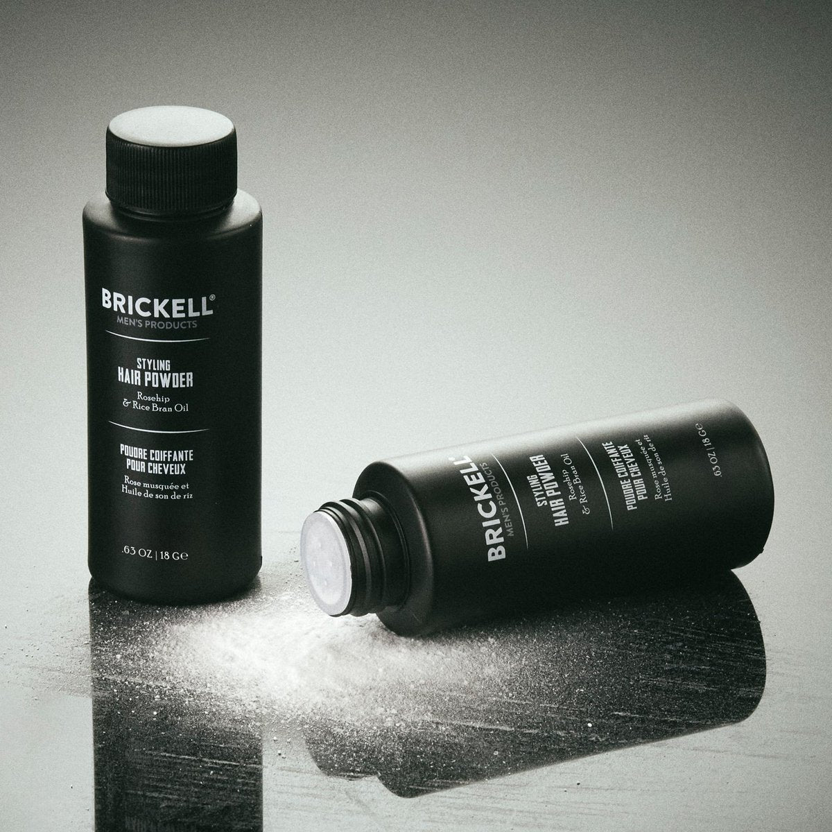 Brickell Men's Styling Hair Powder for Men - Natural & Organic Volumizing Texturizing Powder, Non-Greasy, Fragrance-Free, 18g - görsel 7
