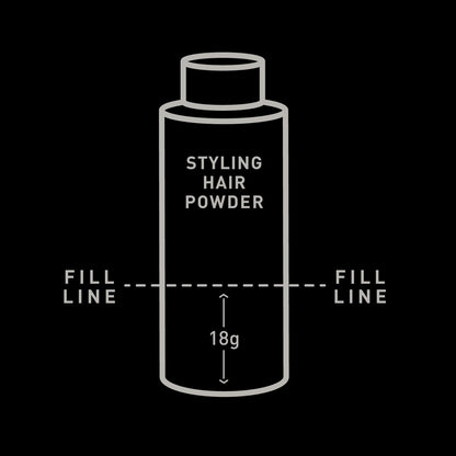 Brickell Men's Styling Hair Powder for Men - Natural & Organic Volumizing Texturizing Powder, Non-Greasy, Fragrance-Free, 18g