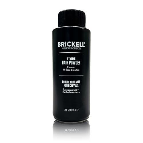 Brickell Men's Styling Hair Powder for Men - Natural & Organic Volumizing Texturizing Powder, Non-Greasy, Fragrance-Free, 18g - görsel 2