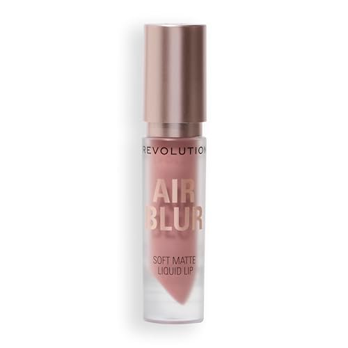 Revolution Beauty London Air Blur Matte Liquid Lipstick - Long-Lasting Vegan & Cruelty-Free Lip Color, Chauffeur Nude, 0.11 fl oz - görsel 6