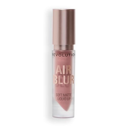 Revolution Beauty London Air Blur Matte Liquid Lipstick - Long-Lasting Vegan & Cruelty-Free Lip Color, Chauffeur Nude, 0.11 fl oz