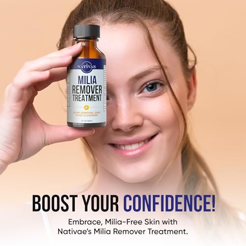 Milia Remover Treatment for Eyes & Face - Milia Spot Treatment with Salicylic Acid & Tea Tree Oil - Milia Acne Serum by Nativae Avelisse