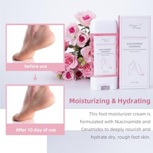 DIANA'S DREAM Foot Cream – Ultra-Hydrating Moisturizer for Dry, Cracked Heels & Feet – 3 oz - görsel 4