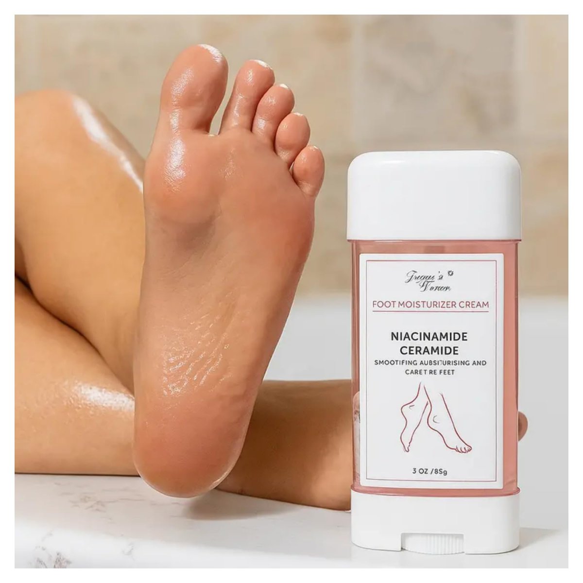 DIANA'S DREAM Foot Cream – Ultra-Hydrating Moisturizer for Dry, Cracked Heels & Feet – 3 oz - görsel 1