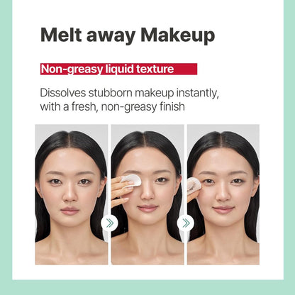 Illiyoon Gentle Deep Eye Makeup Remover - 2-Phase Oil & Water Formula for Waterproof Mascara, Lipstick, Eyeliner, Non-Greasy, Ophthalmologist Tested, Vegan, Korean Skin Care, 4.73 fl.oz. Avelisse