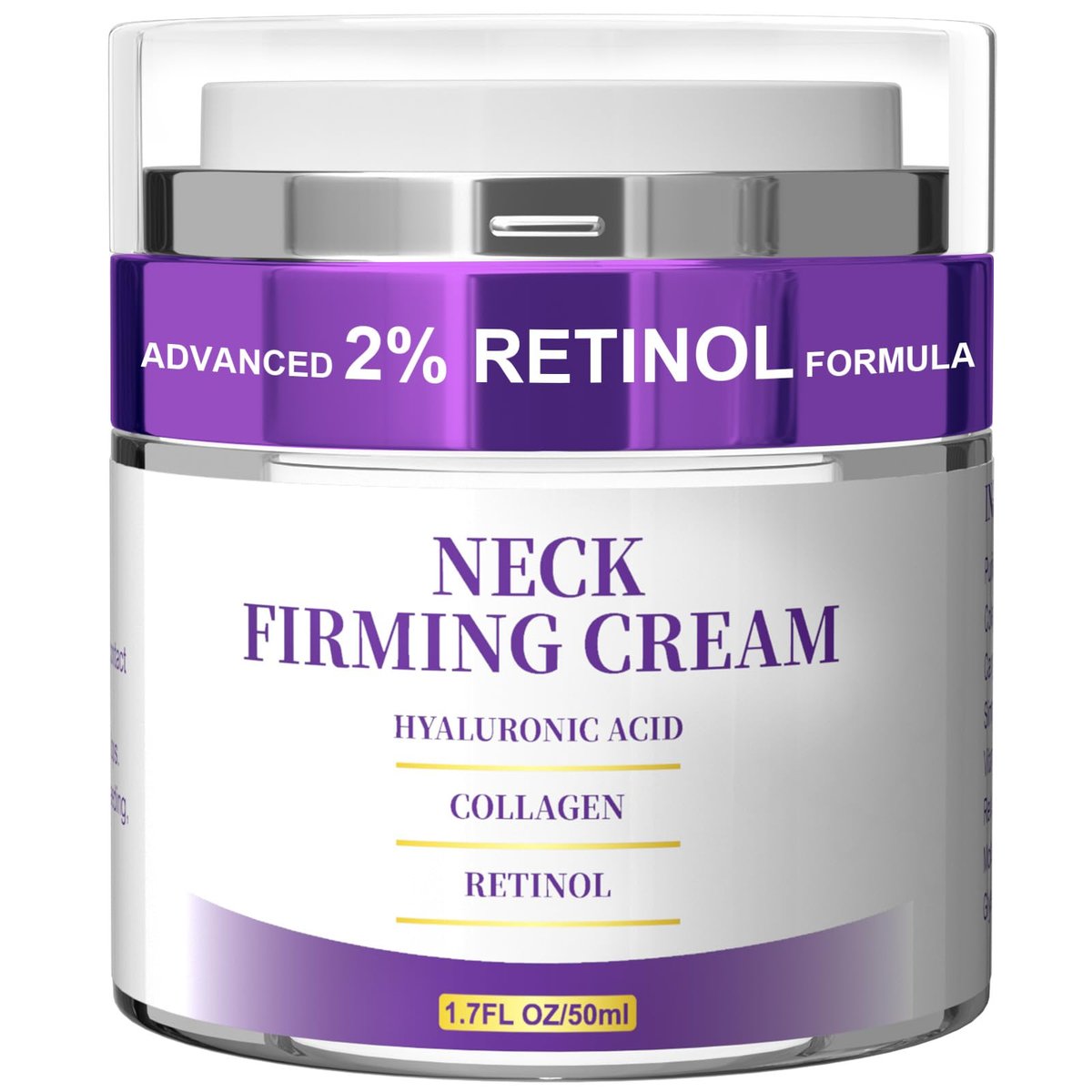 Retinol Cream for Face and Neck – Anti Aging Moisturizer with Collagen & Hyaluronic Acid for Firming, Tightening, and Wrinkle Reduction (1.7 Fl Oz) - görsel 17