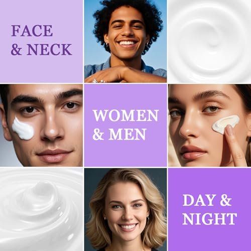 Retinol Cream for Face and Neck – Anti Aging Moisturizer with Collagen & Hyaluronic Acid for Firming, Tightening, and Wrinkle Reduction (1.7 Fl Oz) - görsel 8