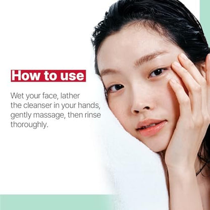 Illiyoon Gentle Deep Facial Cleanser | Low pH Gel-to-Foam Face Wash for Sensitive Skin, Hydrating Gel Cleanser & Daily Makeup Remover, Korean Skincare, 8.45 fl.oz.