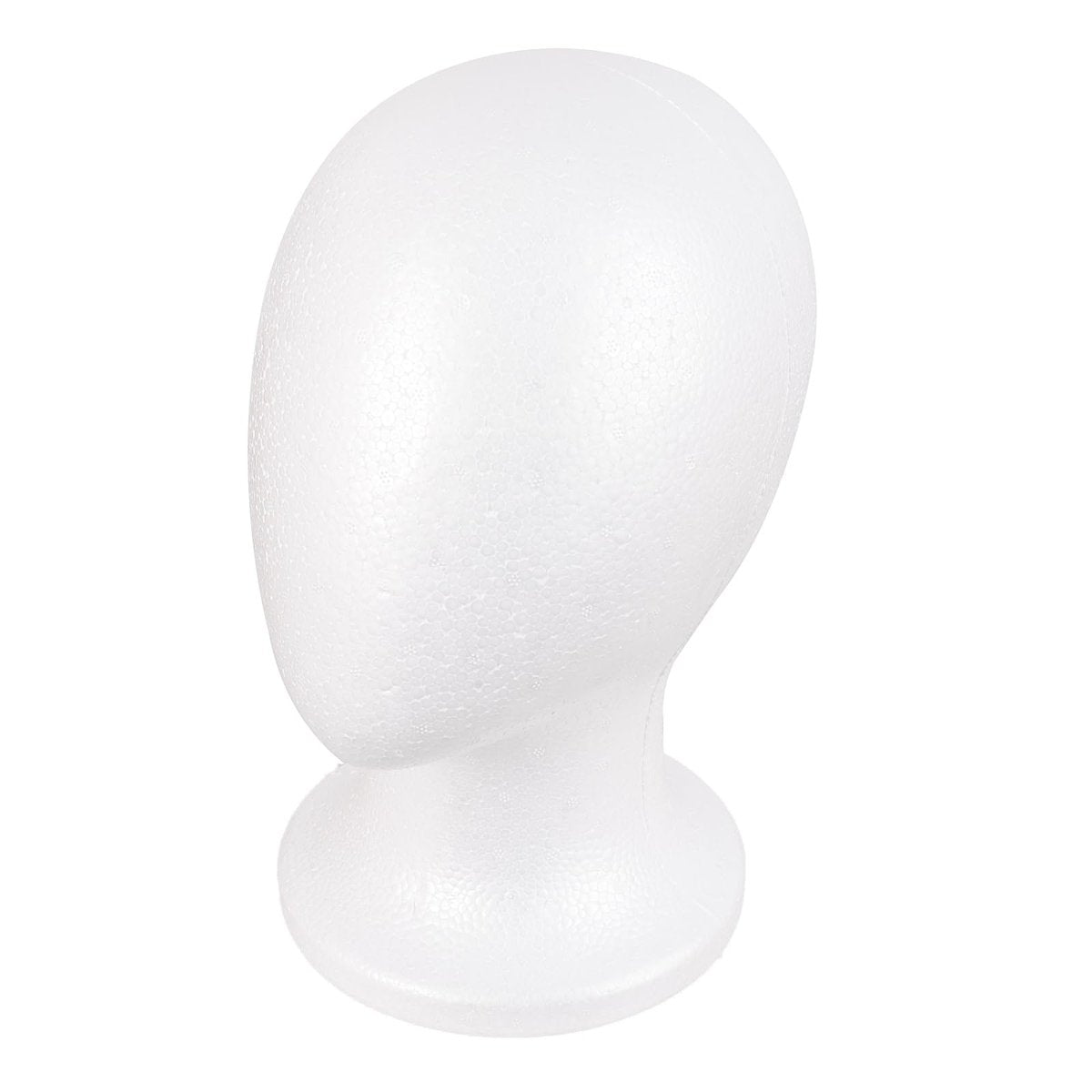 MapofBeauty Foam Wig Head Stand - White Styrofoam Mannequin Head for Wigs, Hats, and DIY Projects Avelisse