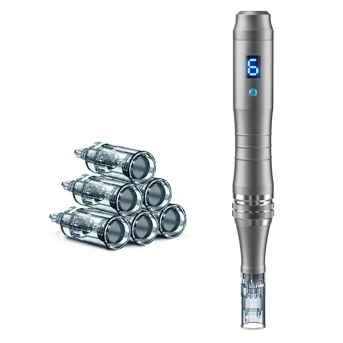 DAHOZE Microneedling Stamp Pen – 0.25mm Derma Stamp System, Derma Roller Alternative for Home Use Avelisse