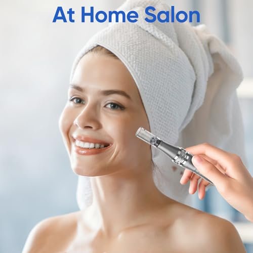 DAHOZE Microneedling Stamp Pen – 0.25mm Derma Stamp System, Derma Roller Alternative for Home Use Avelisse