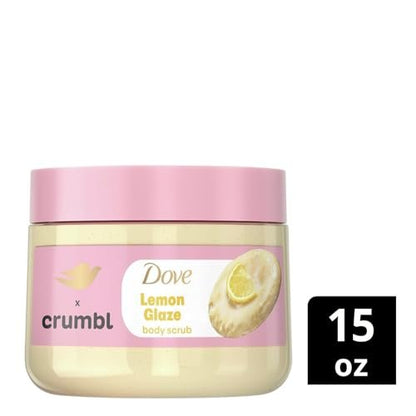 Dove Moisturizing Liquid Body Wash & Scrub | Lemon Glaze | 20oz Wash + 15oz Scrub Avelisse