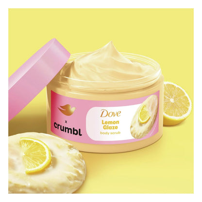 Dove Moisturizing Liquid Body Wash & Scrub | Lemon Glaze | 20oz Wash + 15oz Scrub Avelisse