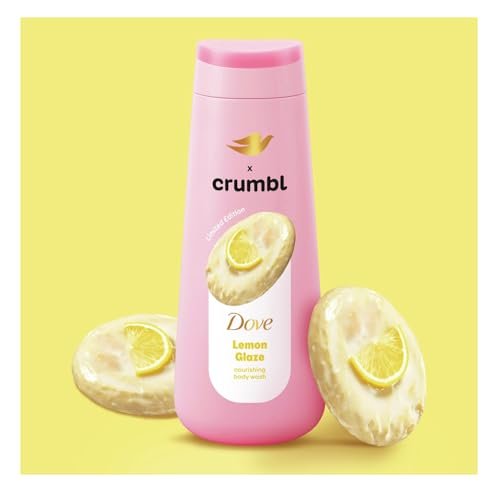 Dove Moisturizing Liquid Body Wash & Scrub | Lemon Glaze | 20oz Wash + 15oz Scrub Avelisse