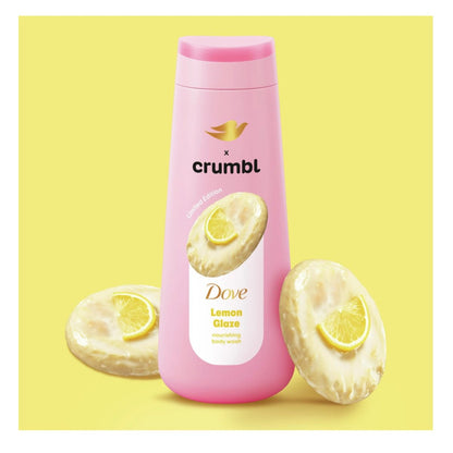 Dove Moisturizing Liquid Body Wash & Scrub | Lemon Glaze | 20oz Wash + 15oz Scrub Avelisse