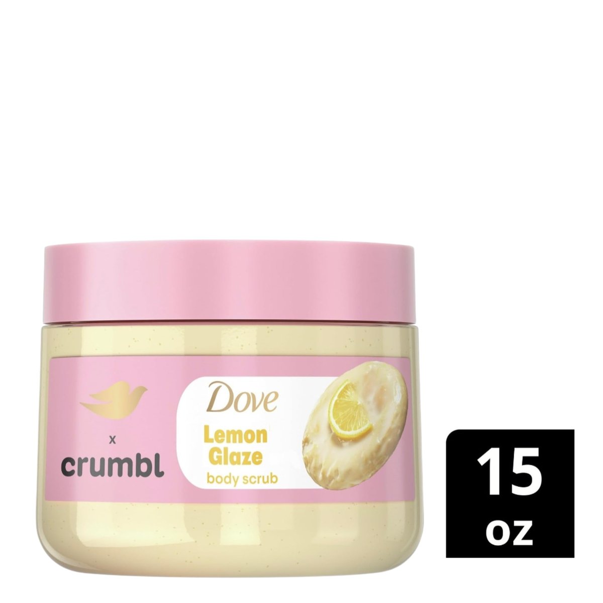 Dove Moisturizing Liquid Body Wash & Scrub | Lemon Glaze | 20oz Wash + 15oz Scrub Avelisse