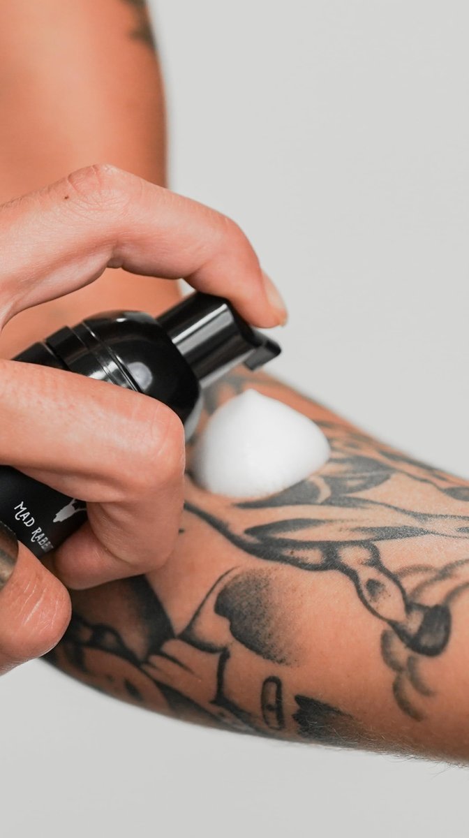 Mad Rabbit Tattoo Aftercare Soap - Fragrance Free Tattoo Foam Wash for New Tattoos - Unscented Tattoo Cleaner with Clean + Vegan Ingredients, 2oz - görsel 15